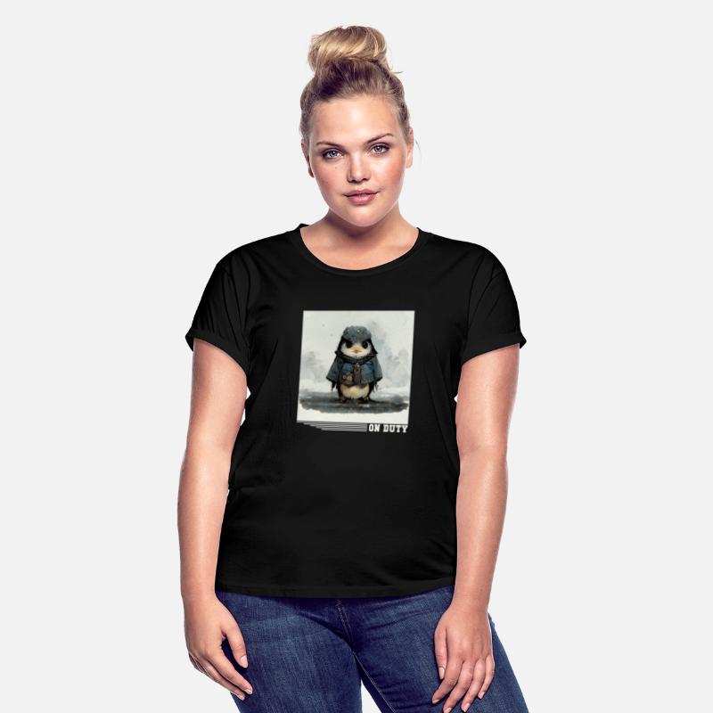 On Duty King Emperor Sea Bird Penguin Lover