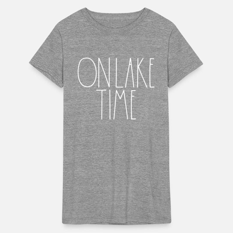On Lake Time White Rae Dunn Inspired Minimalist