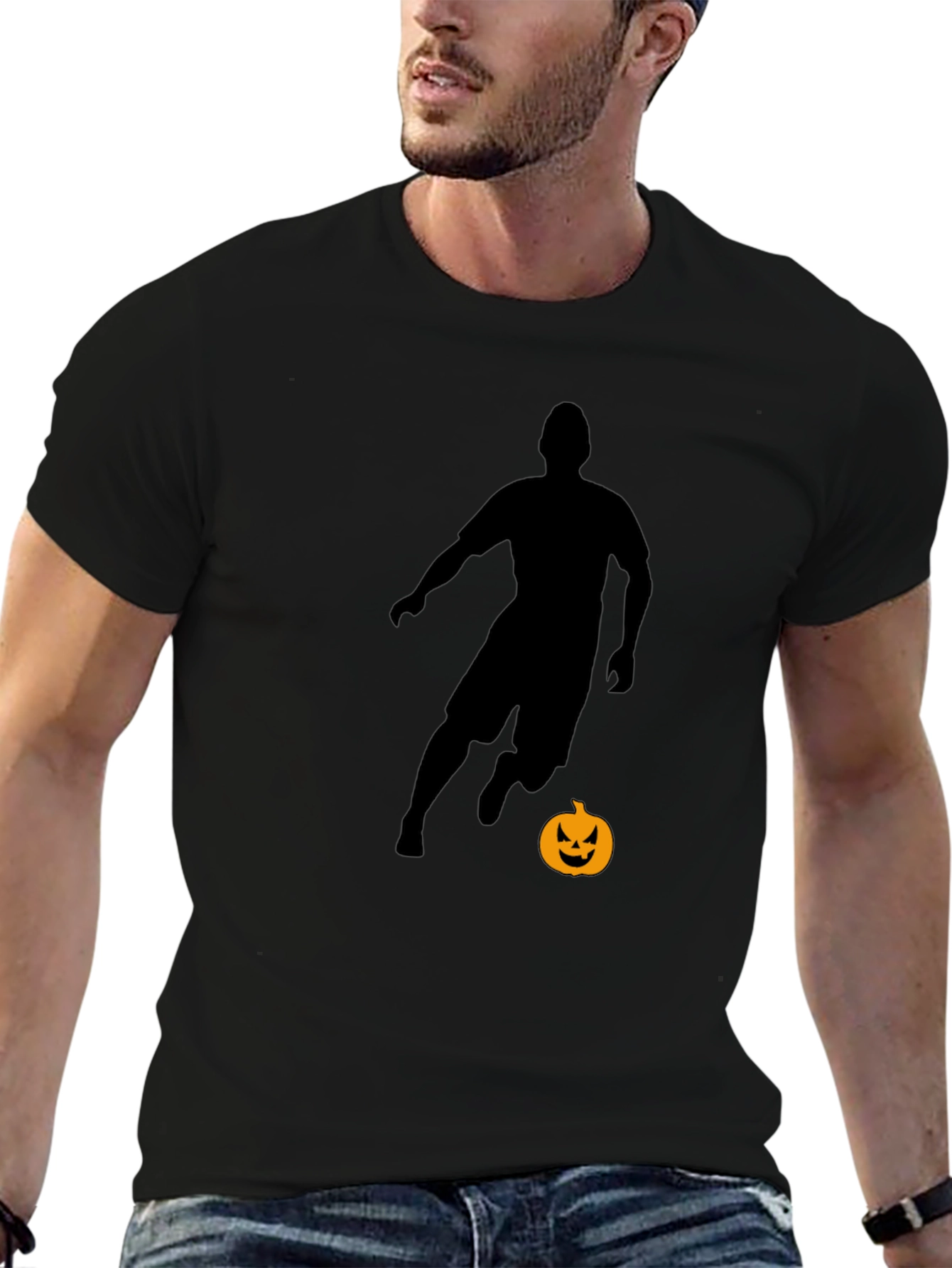 Halloween Soccer T-Shirt - Spooky Sports Tee