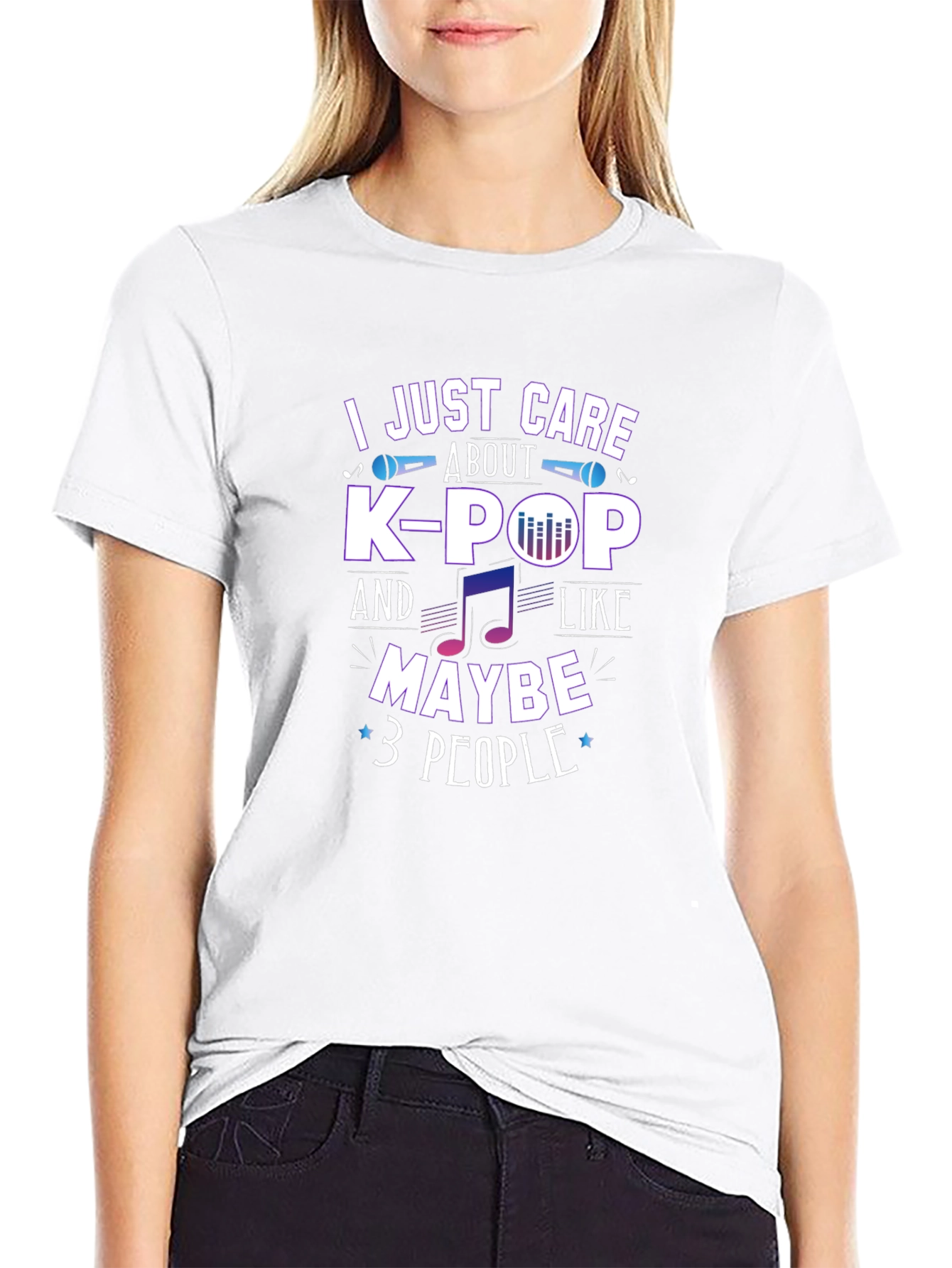 K-Pop Fan T-Shirt - I Just Care About K-Pop