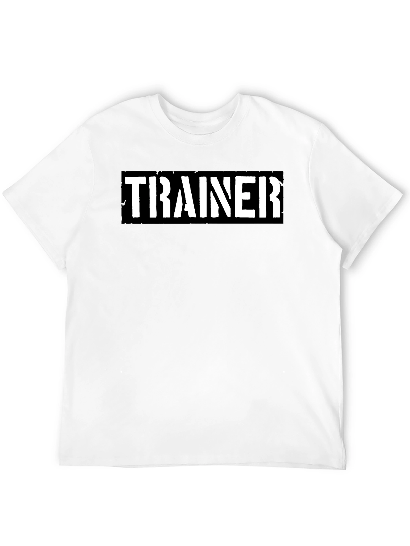 Trainer T-Shirt: Bold Black and Ready to Go!