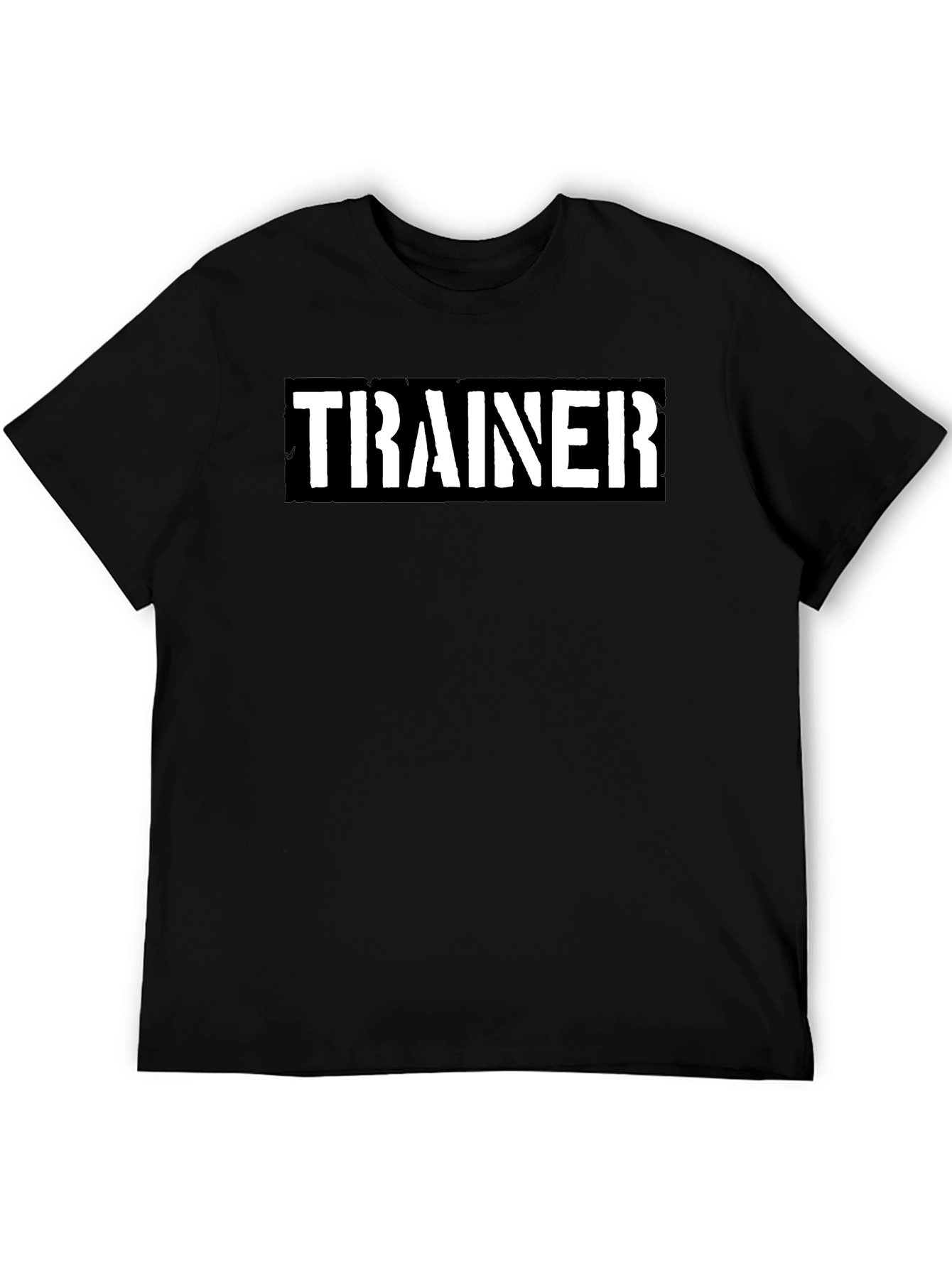 Trainer T-Shirt: Bold Black and Ready to Go!