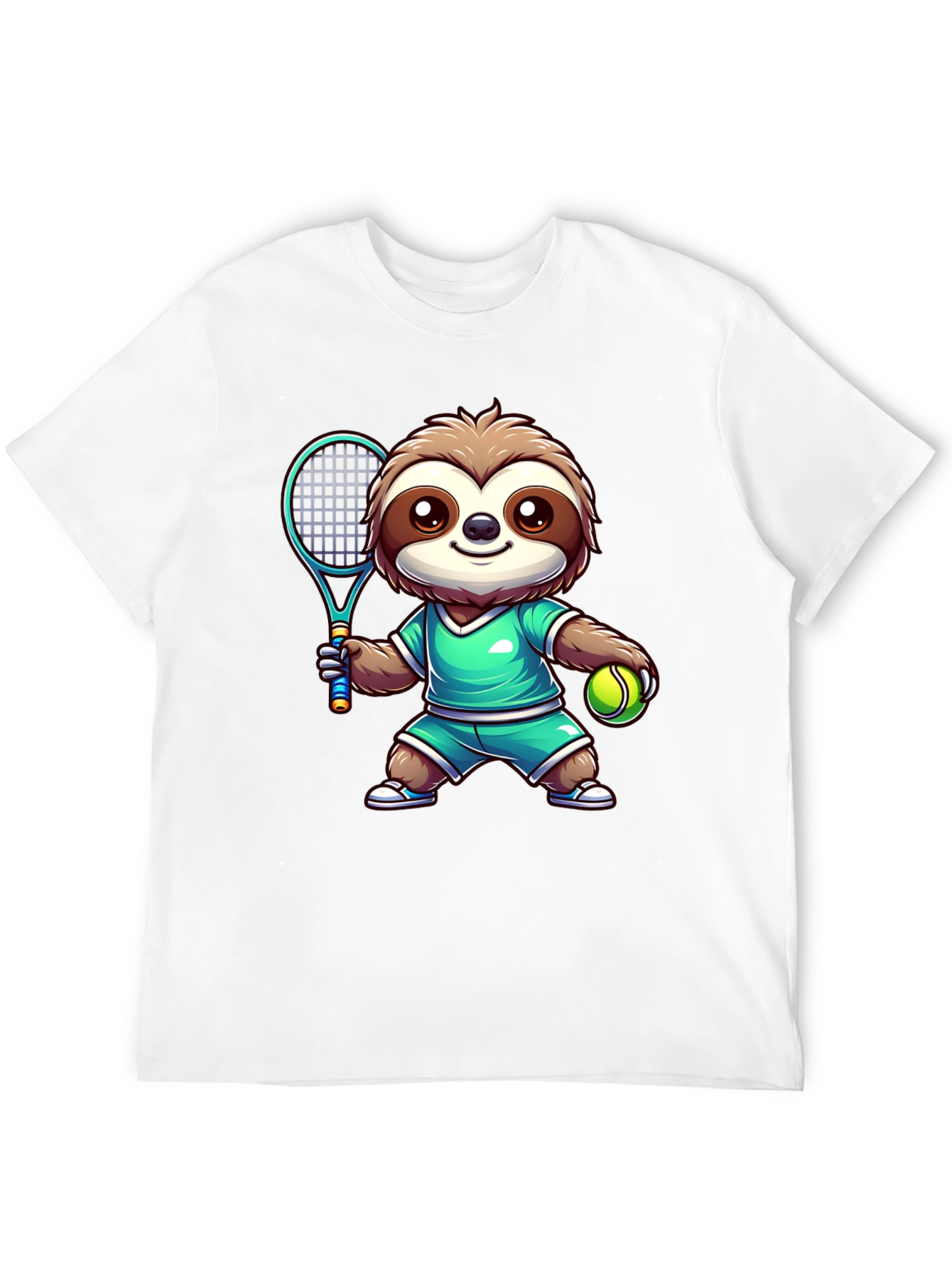 Sloth Tennis Player T-Shirt