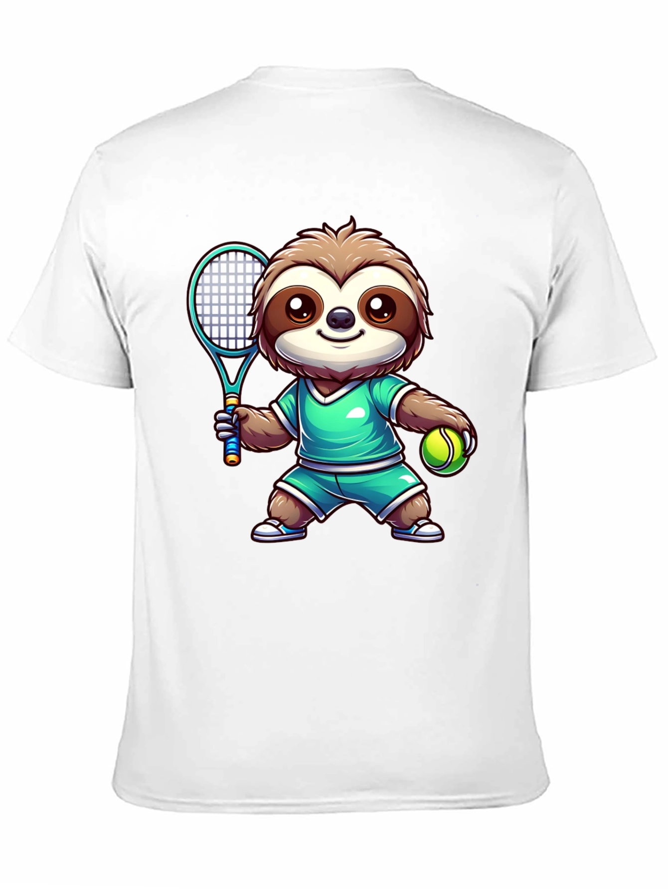 Sloth Tennis Player T-Shirt