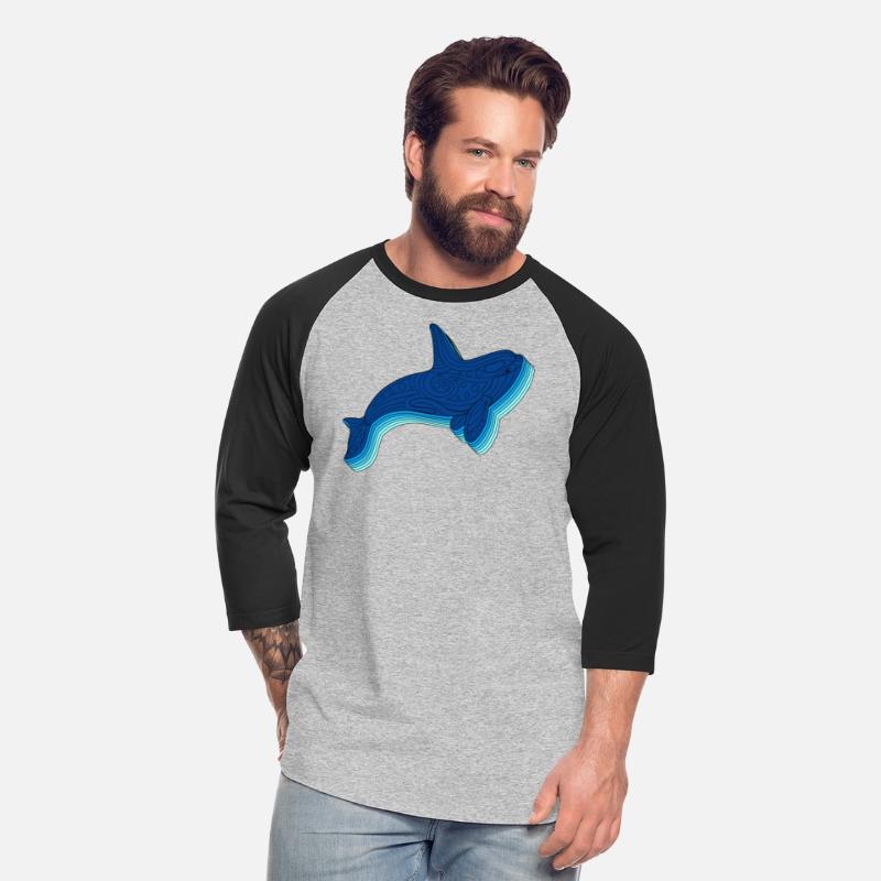 Orca Shirt, Blue Water Orca Killer Whale Native