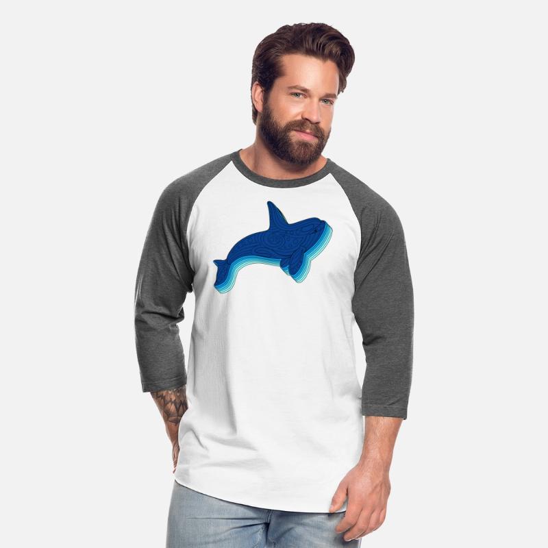 Orca Shirt, Blue Water Orca Killer Whale Native