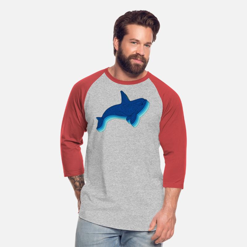 Orca Shirt, Blue Water Orca Killer Whale Native