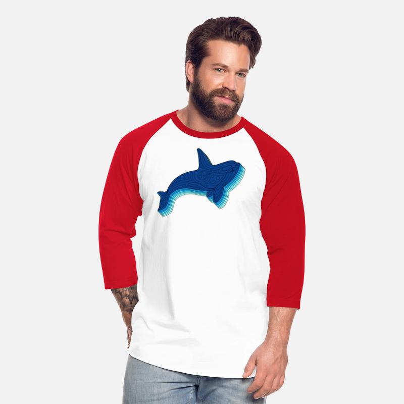 Orca Shirt, Blue Water Orca Killer Whale Native