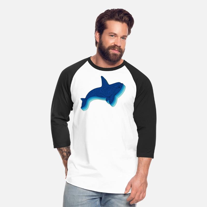 Orca Shirt, Blue Water Orca Killer Whale Native
