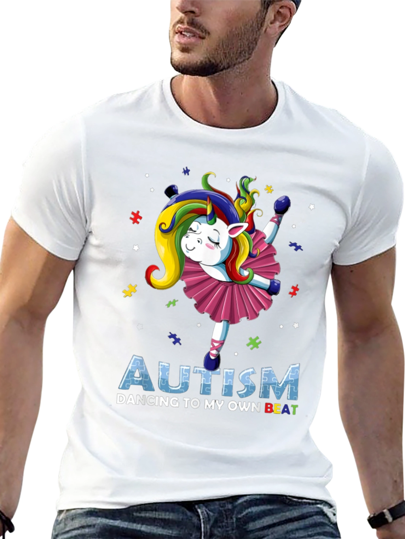 Autism Awareness Unicorn T-Shirt