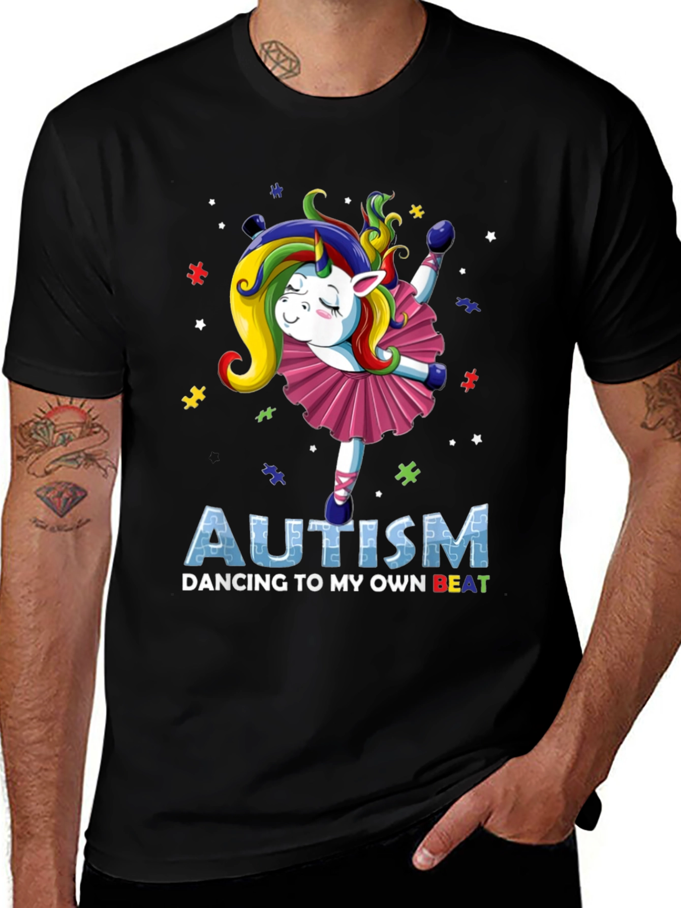 Autism Awareness Unicorn T-Shirt