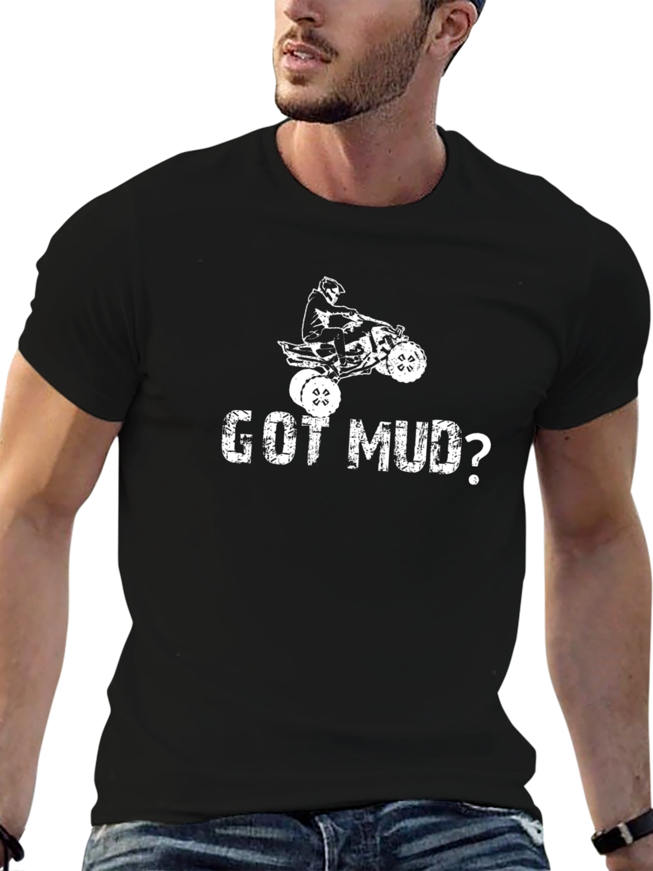 Got Mud? Black Graphic T-Shirt