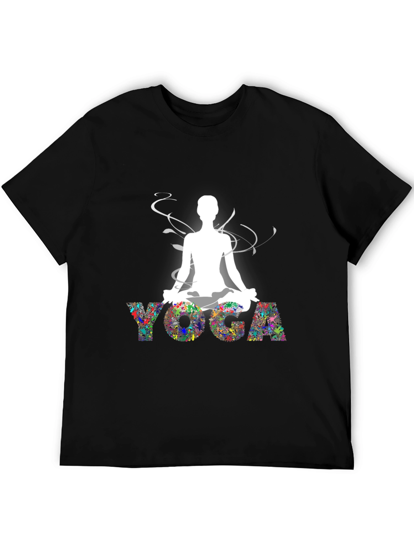 Yoga Graphic Black T-Shirt