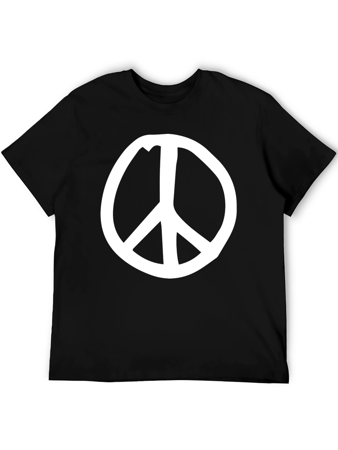 Peace Symbol T-Shirt - Classic Design Black
