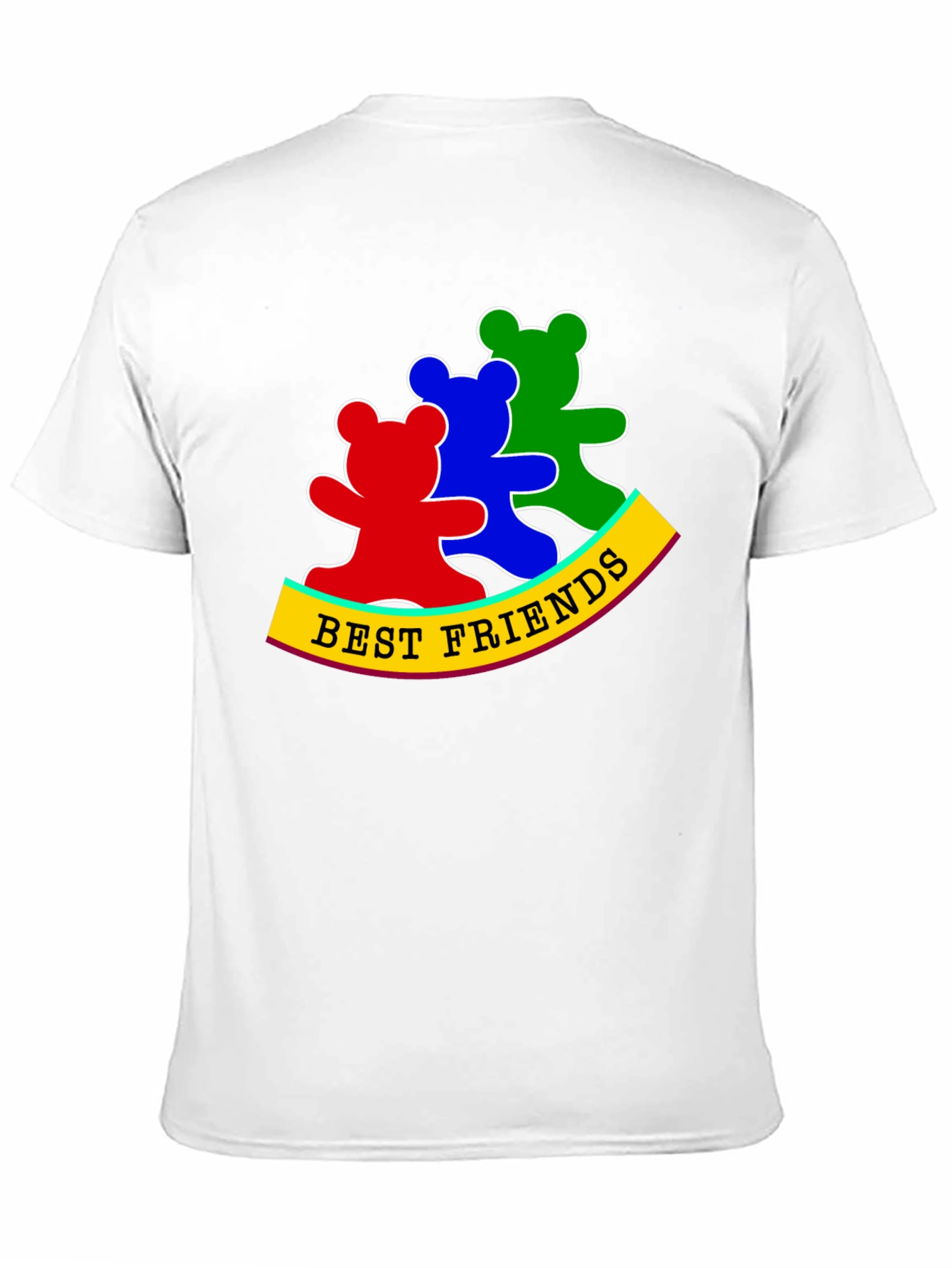 Best Friends Bear T-Shirt - Cute Graphic Tee