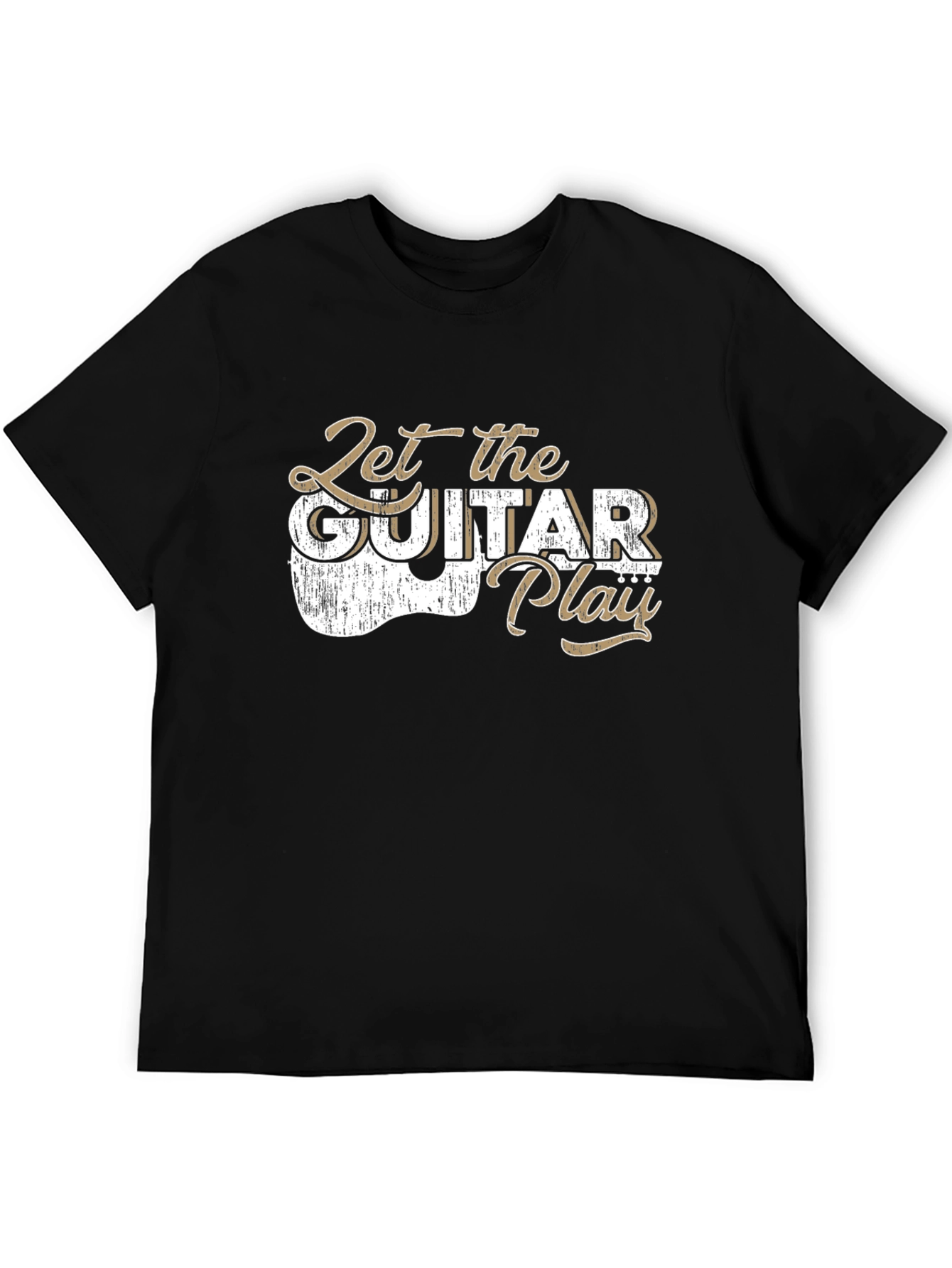 Let the Guitar Play T-Shirt - Black