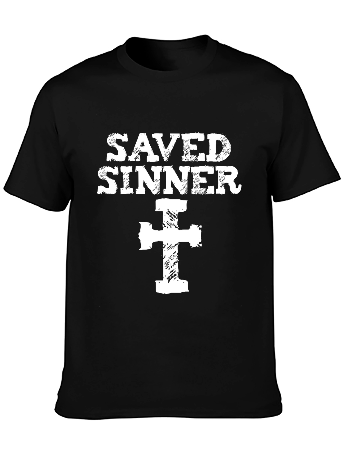Saved Sinner Graphic Tee - Religious T-Shirt