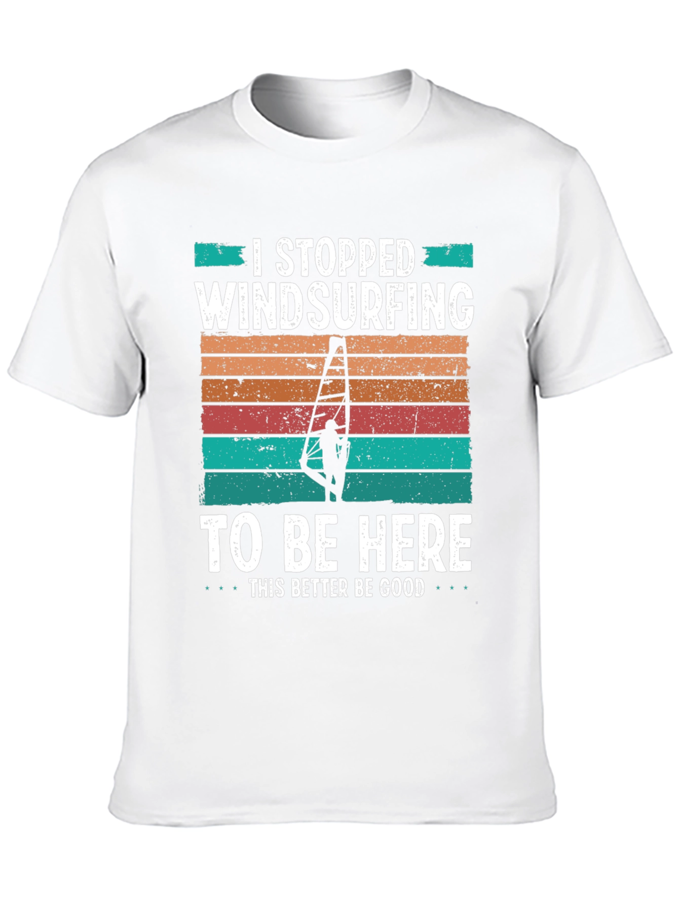 Windsurfing Humor T-Shirt I Stopped Windsurfing...