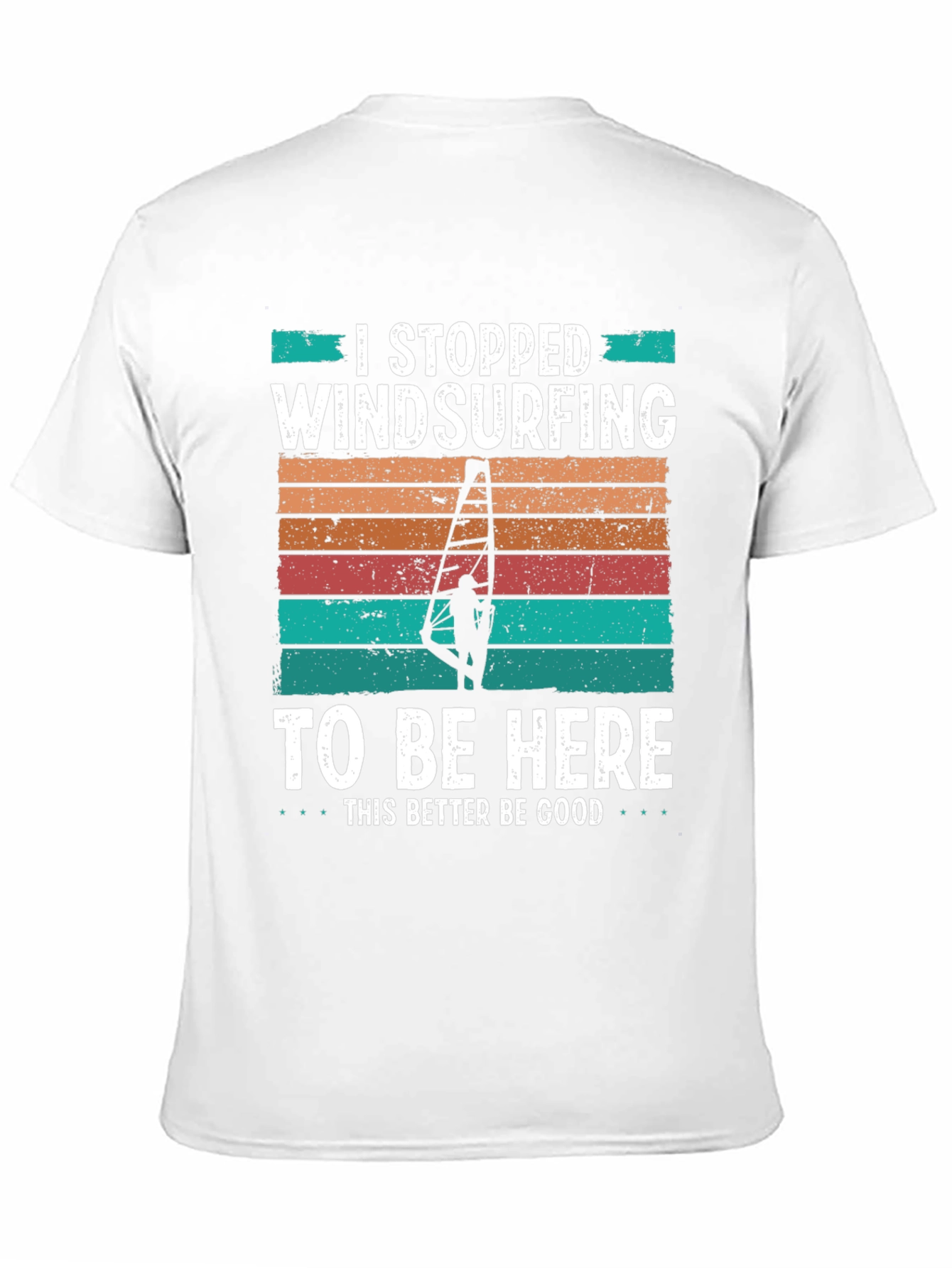 Windsurfing Humor T-Shirt I Stopped Windsurfing...