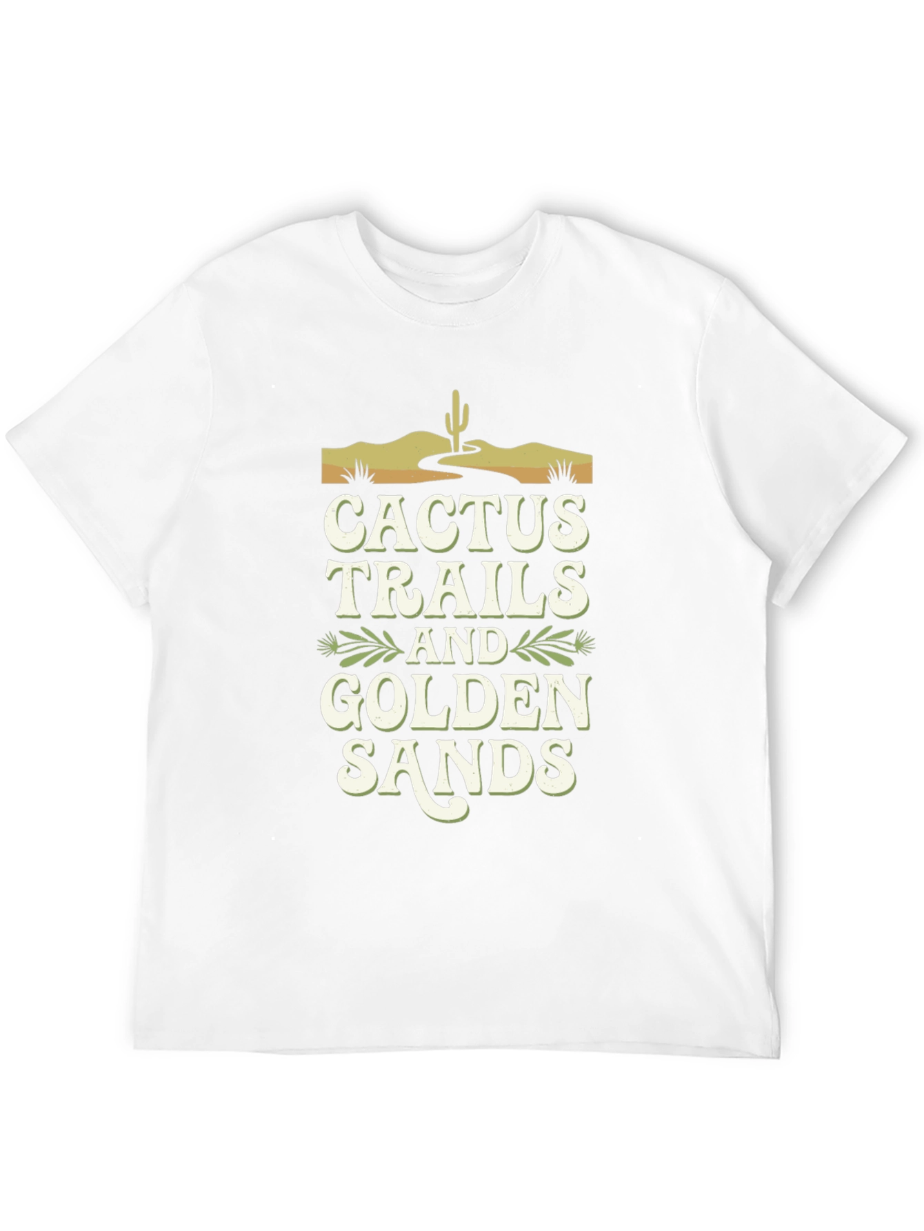 Cactus Trails & Golden Sands Black T-Shirt