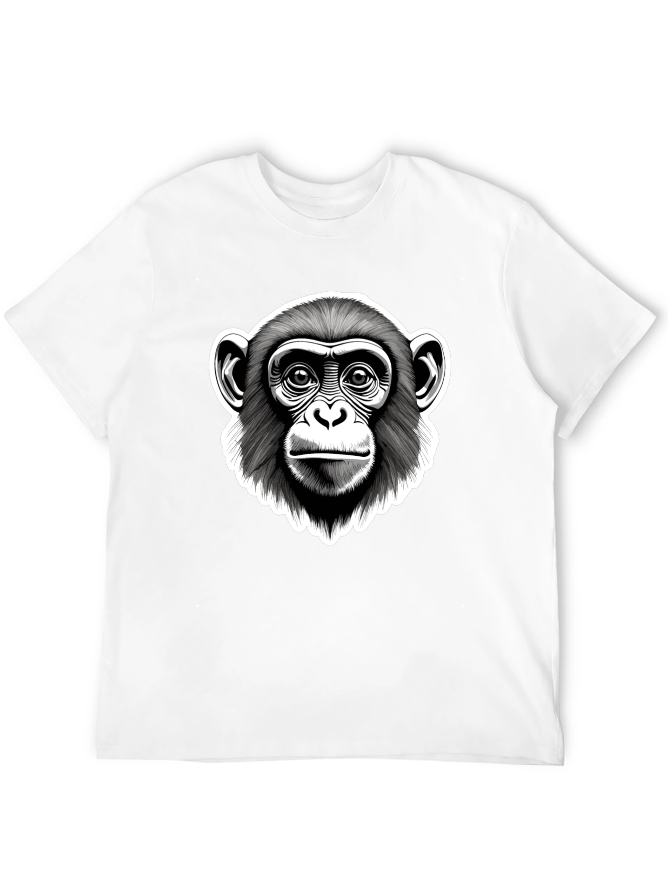 Chimpanzee Graphic Tee - Cool Ape T-Shirt
