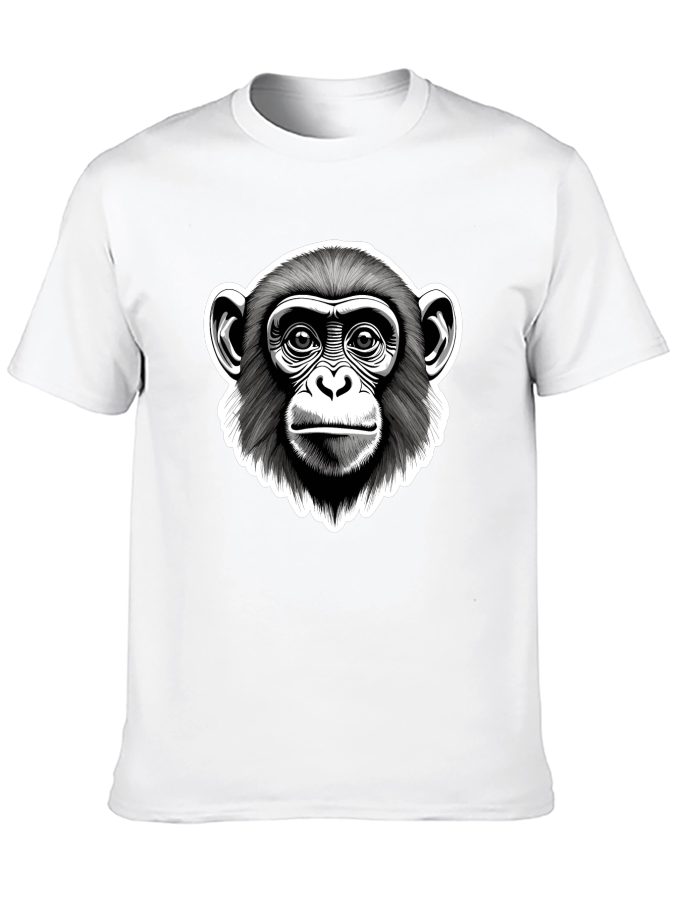 Chimpanzee Graphic Tee - Cool Ape T-Shirt