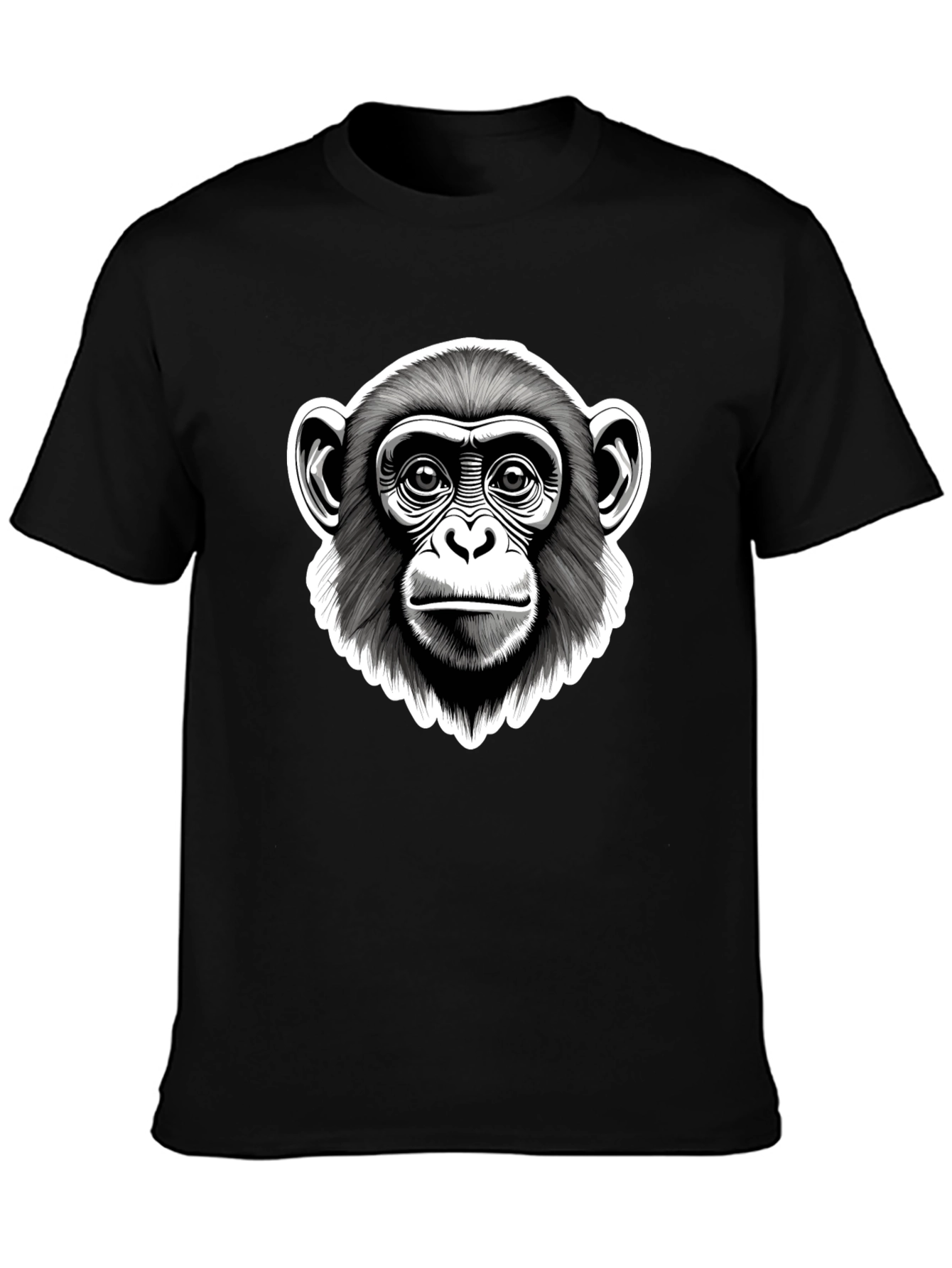 Chimpanzee Graphic Tee - Cool Ape T-Shirt