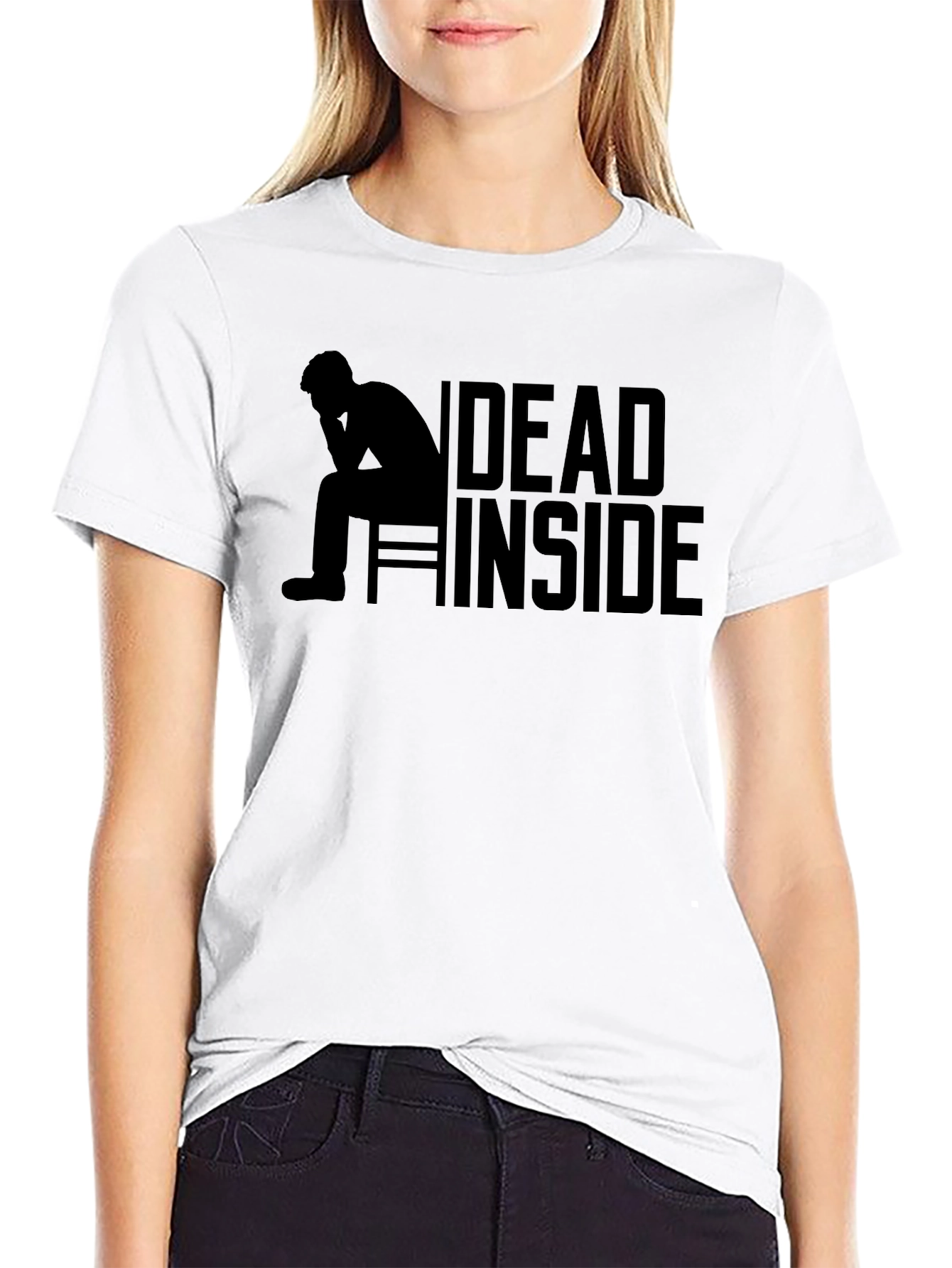 Dead Inside Graphic Tee - Black