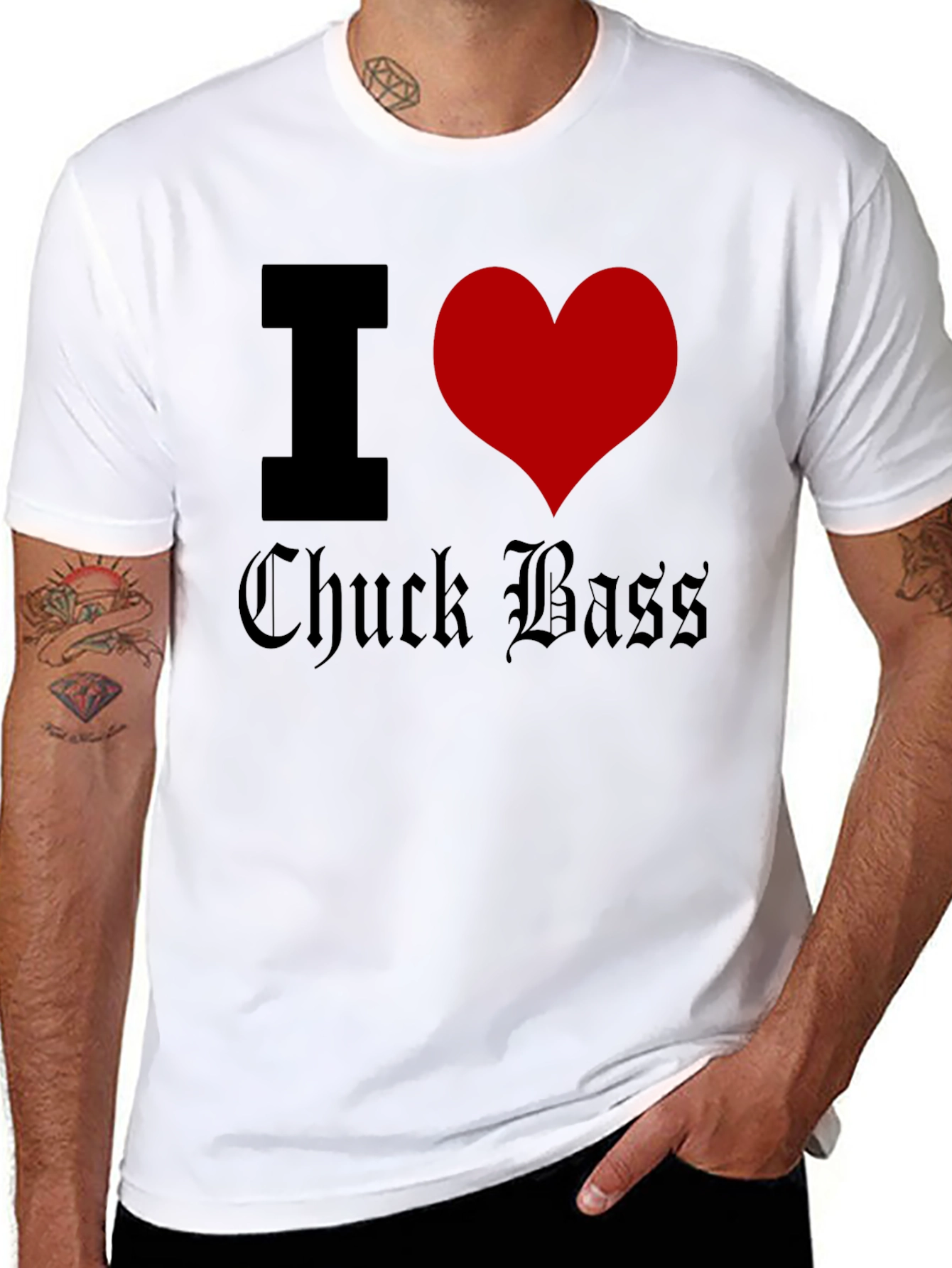 I Heart Chuck Bass T-Shirt - Fan Apparel