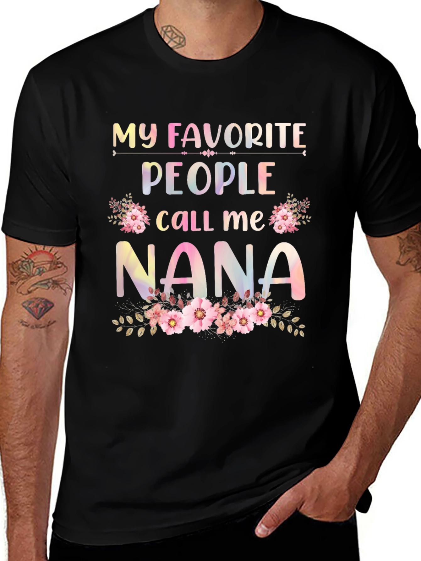 My Favorite People Call Me Nana Graphic Tee