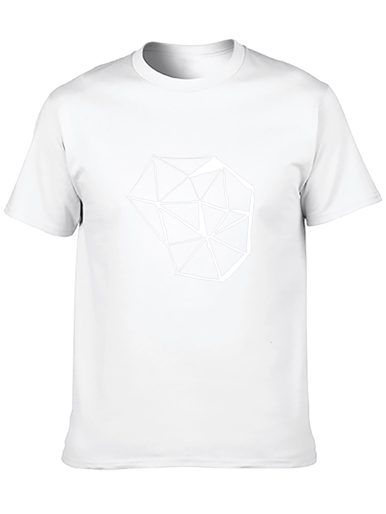 Geometric Design Black T-Shirt