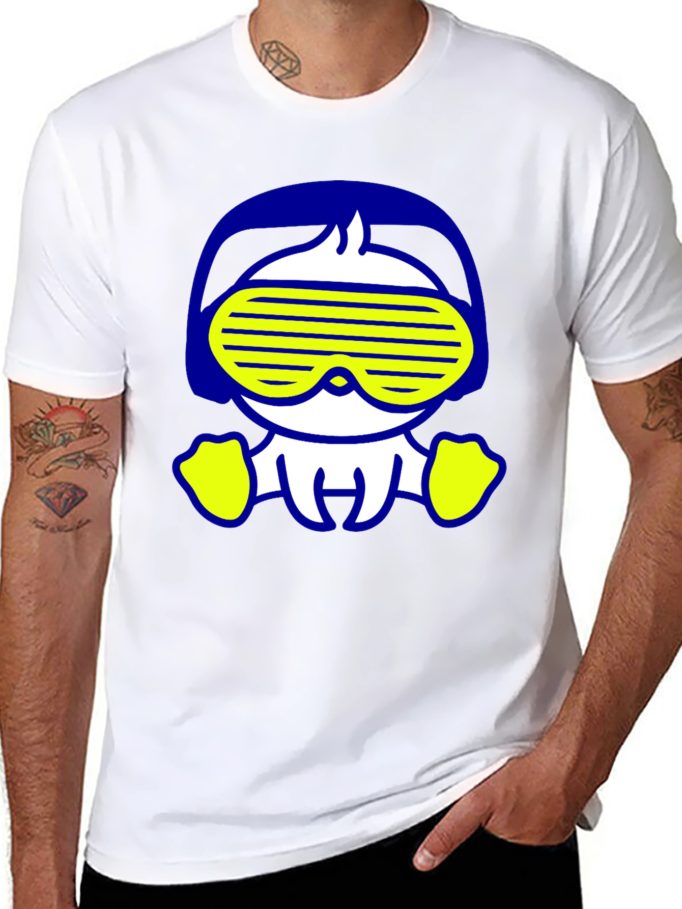 Retro Duck Rave T-Shirt - DJ Duckie Tee
