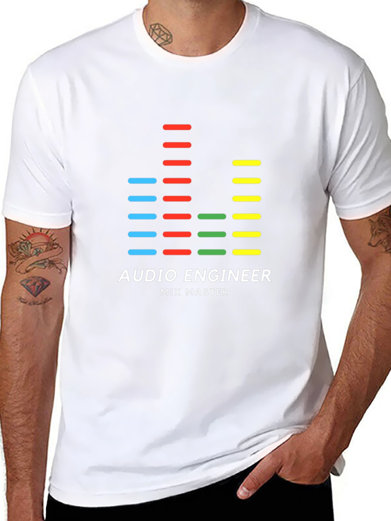 Audio Engineer Mix Master Graphic Tee