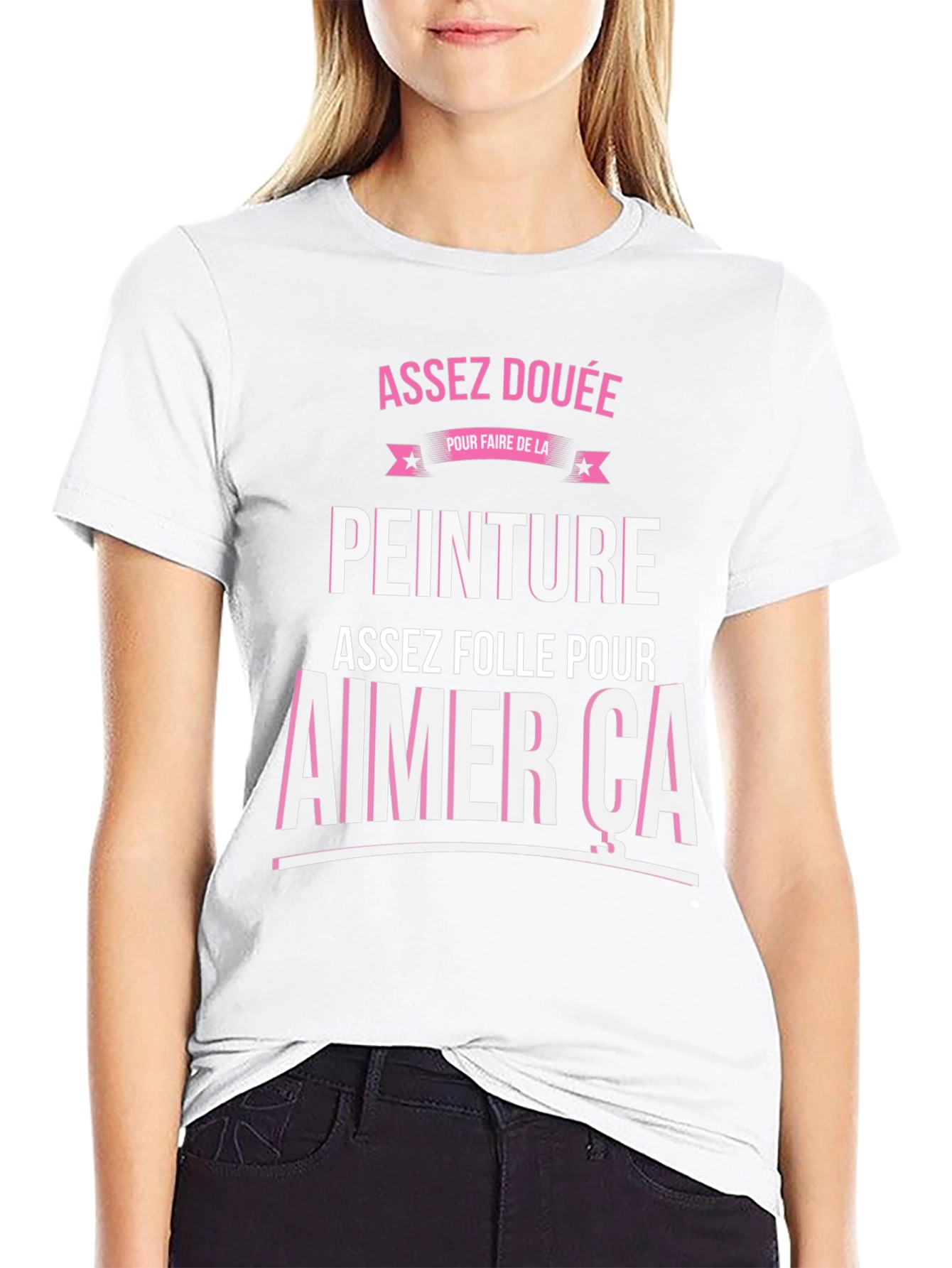 Funny French Painting T-Shirt - Assez Douée