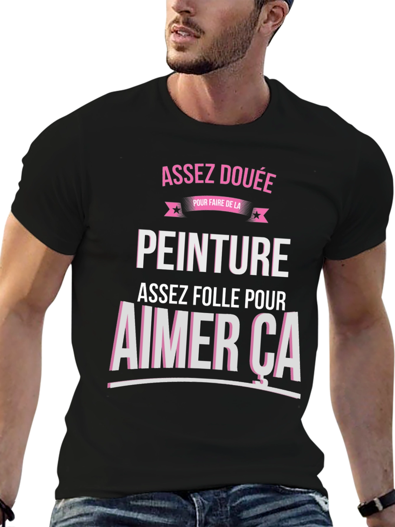 Funny French Painting T-Shirt - Assez Douée