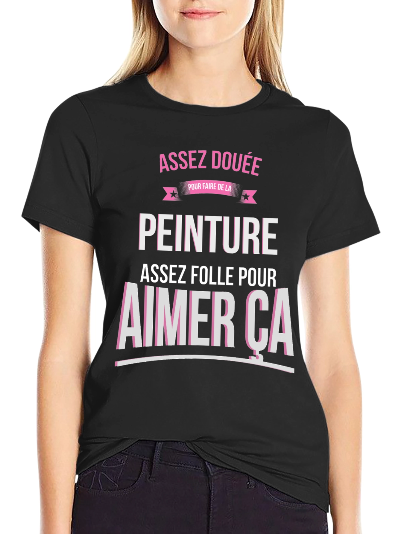 Funny French Painting T-Shirt - Assez Douée