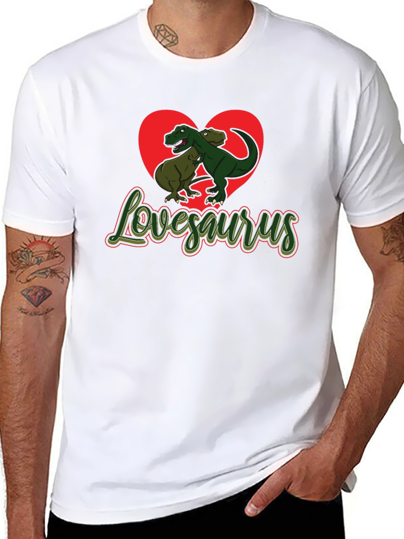 Lovesaurus T-Shirt - Dino Romance