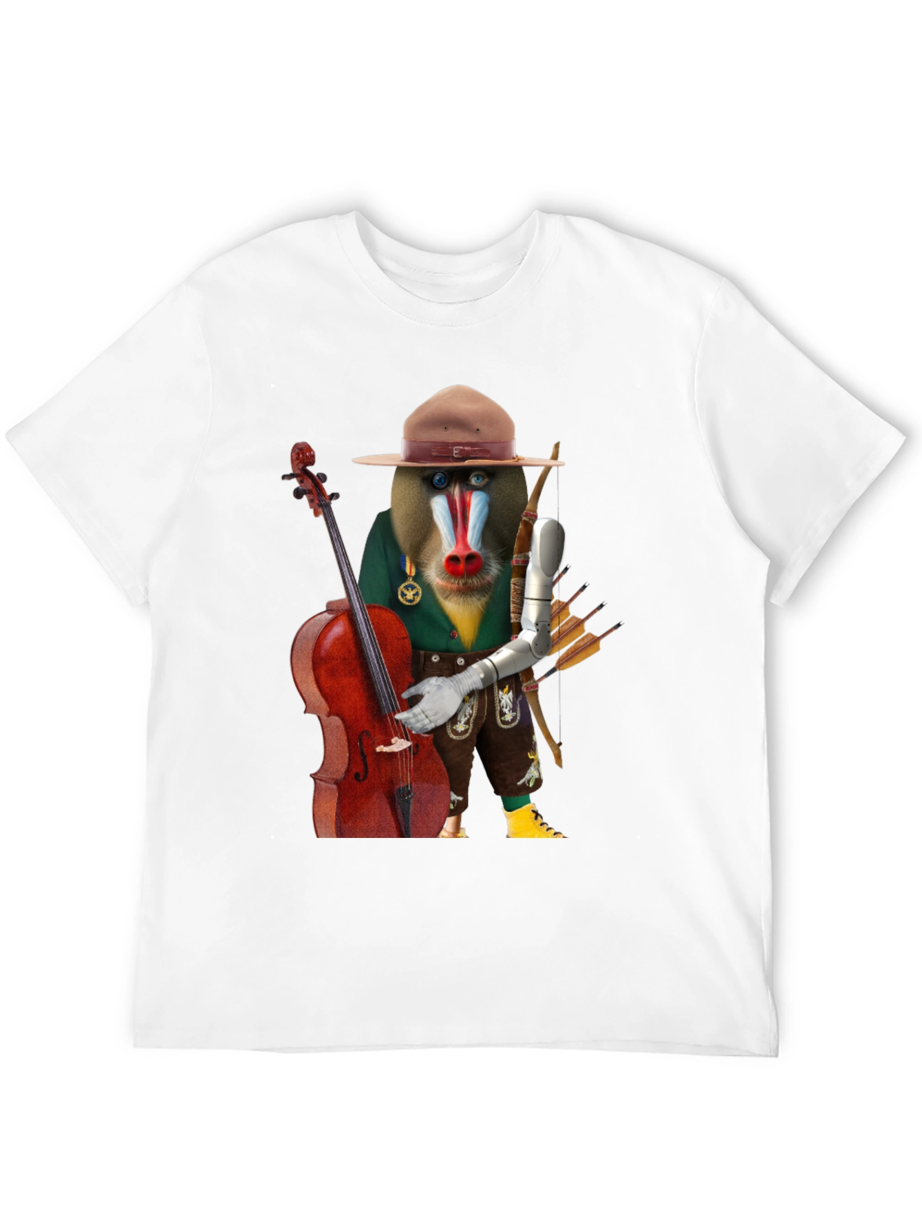 Mandrill Musician T-Shirt