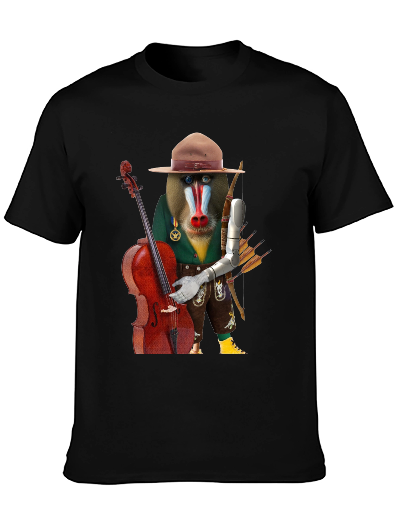 Mandrill Musician T-Shirt