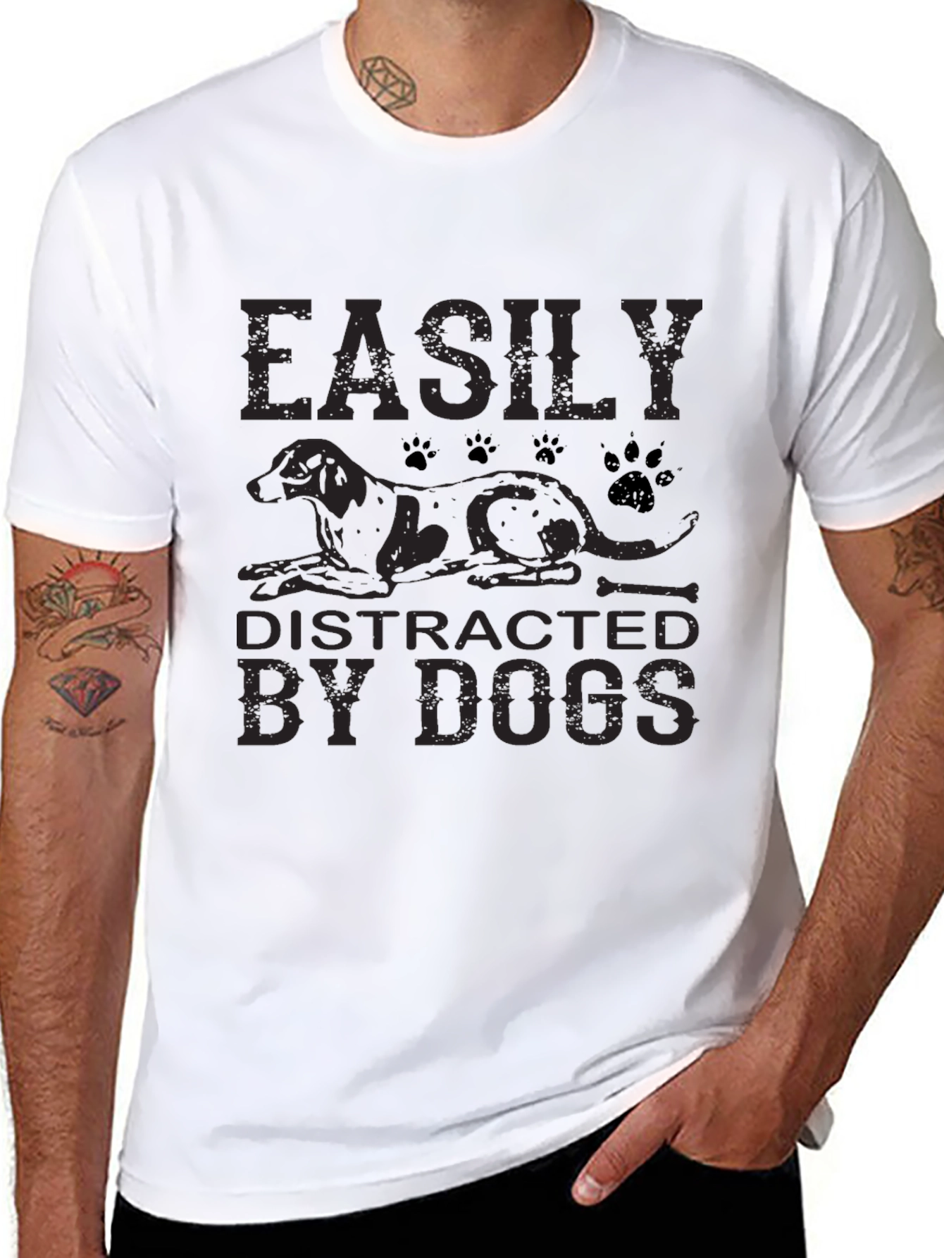 Easily Distracted by Dogs T-Shirt