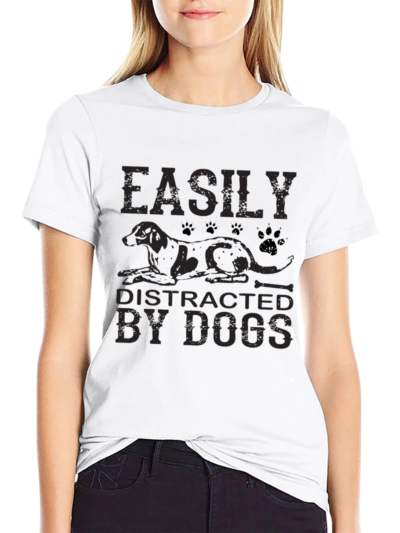 Easily Distracted by Dogs T-Shirt