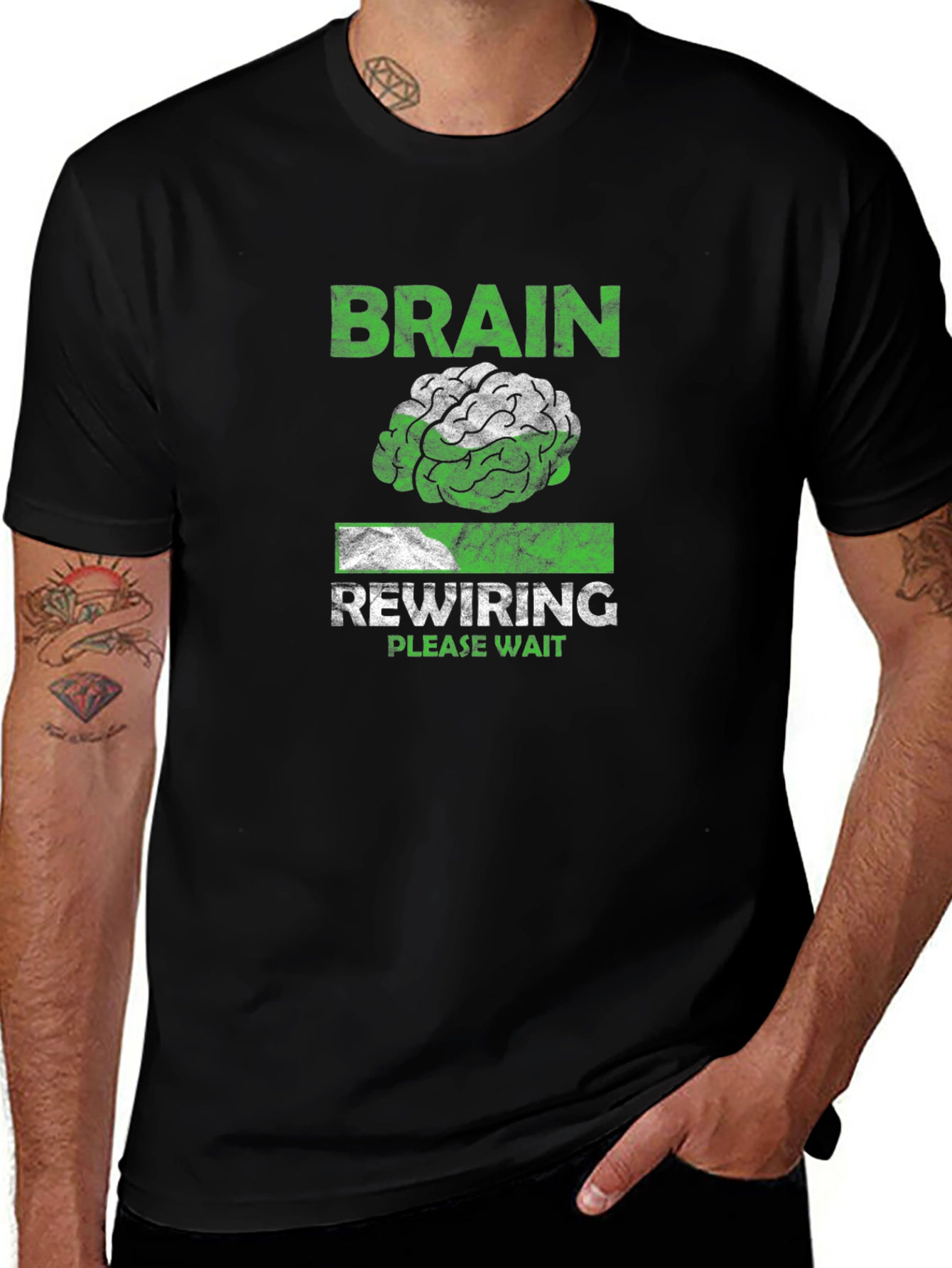 Brain Rewiring T-Shirt - Funny Mental Health Tee