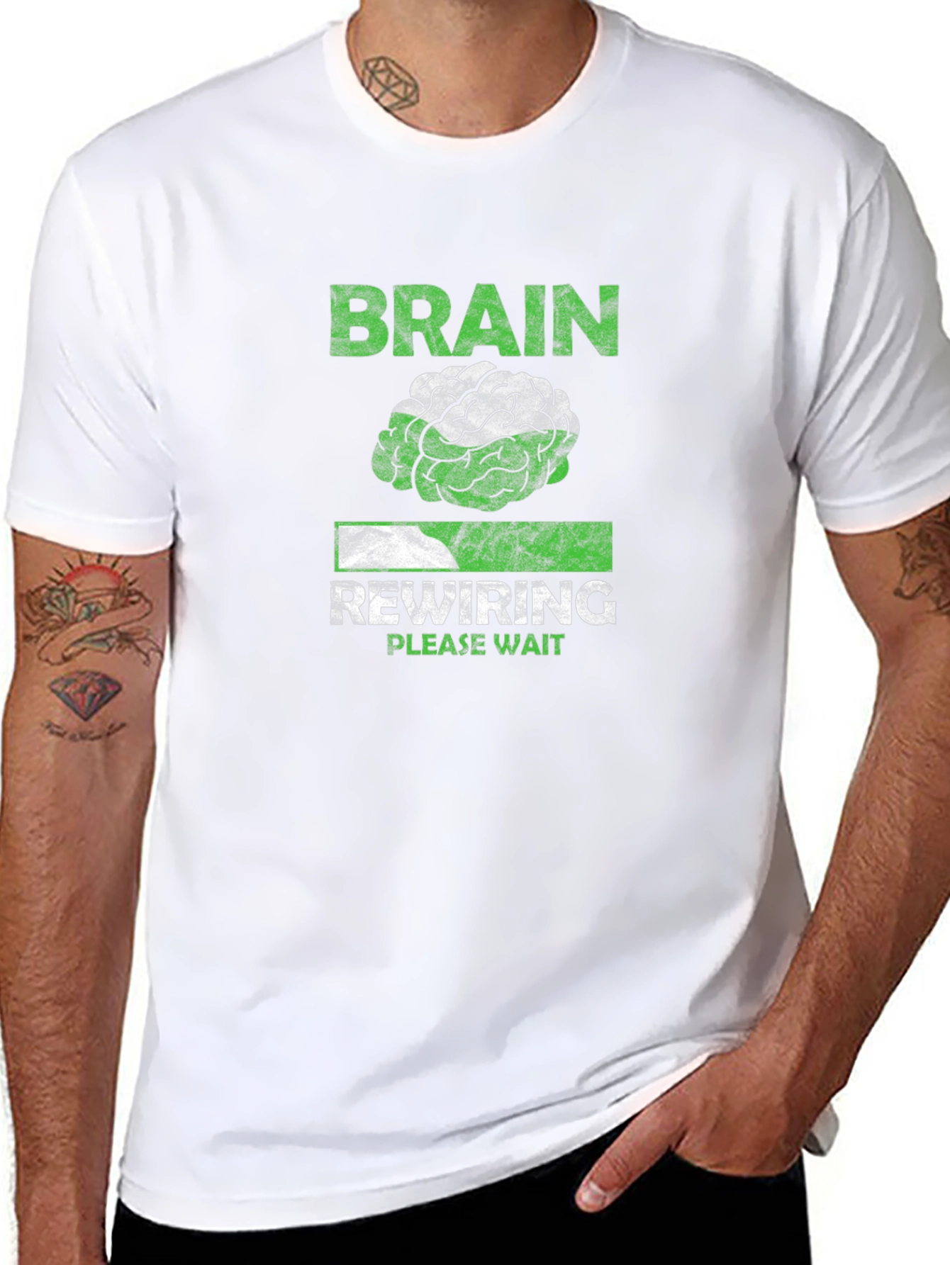 Brain Rewiring T-Shirt - Funny Mental Health Tee
