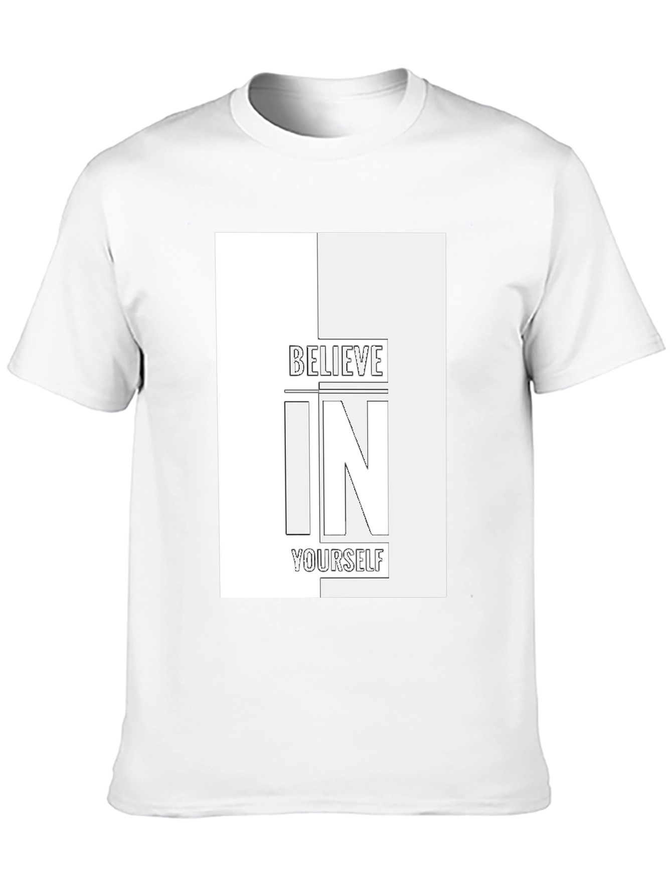 Believe In Yourself T-Shirt - Black