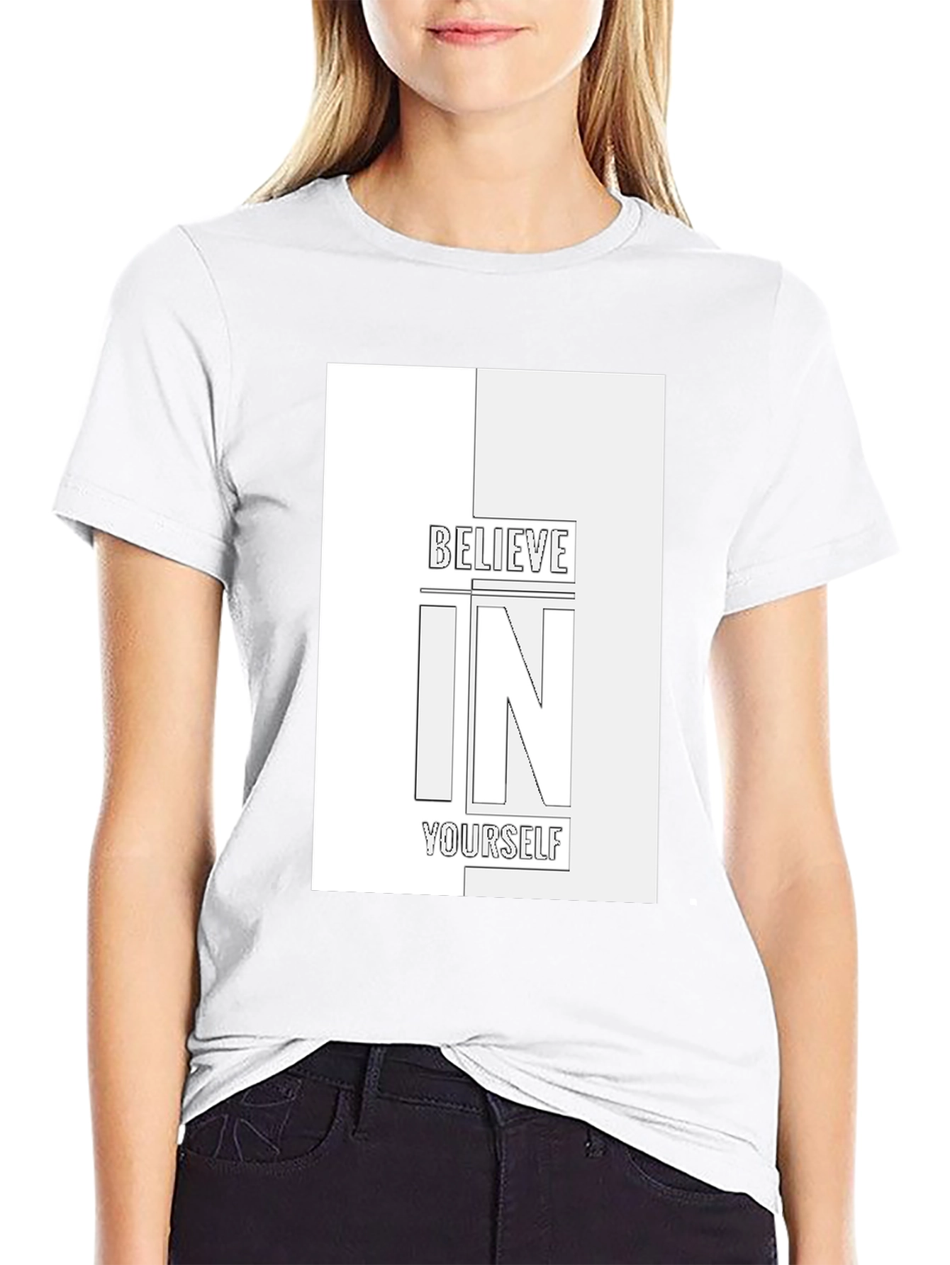 Believe In Yourself T-Shirt - Black