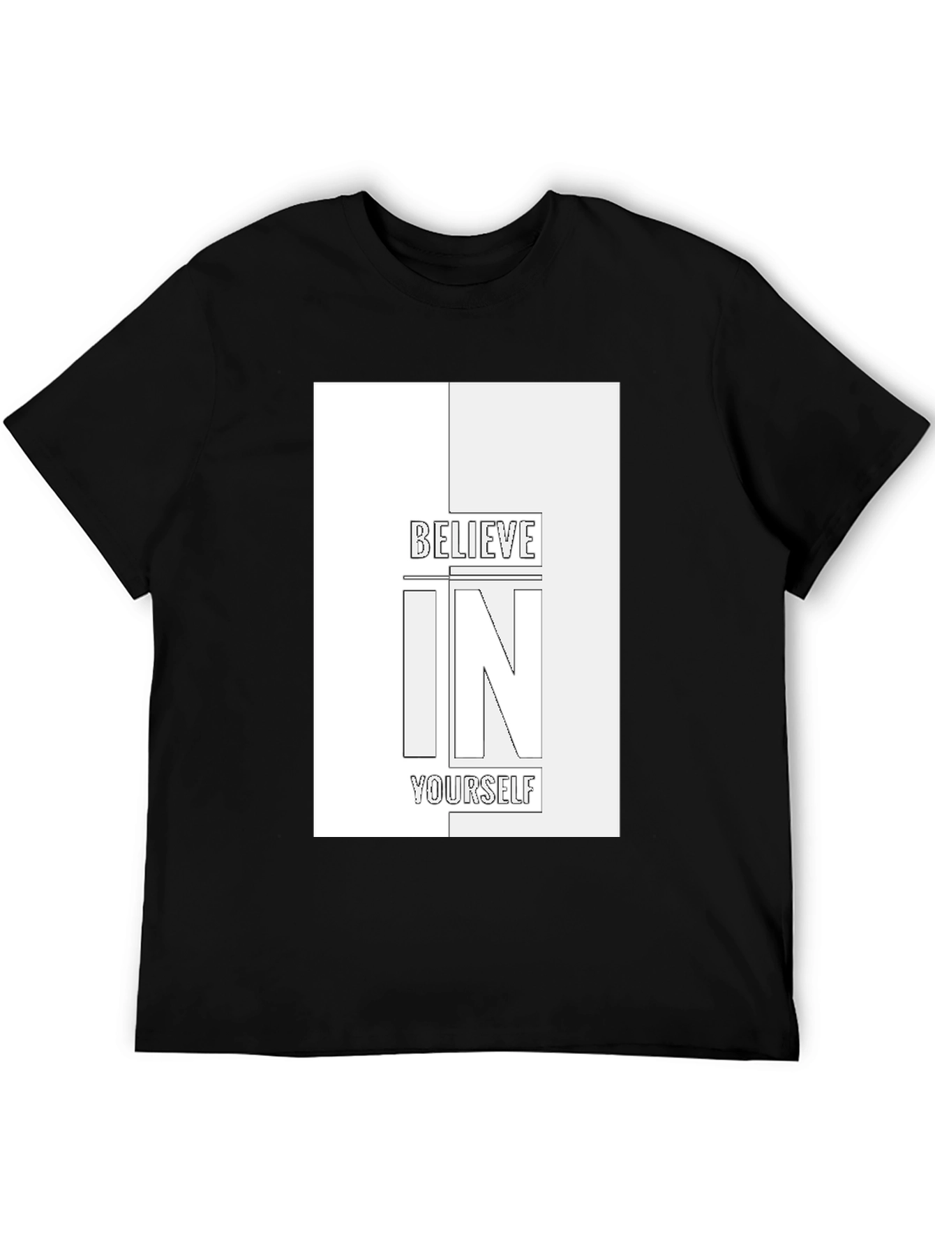 Believe In Yourself T-Shirt - Black