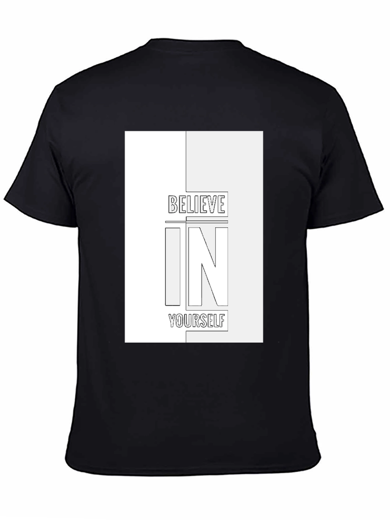 Believe In Yourself T-Shirt - Black