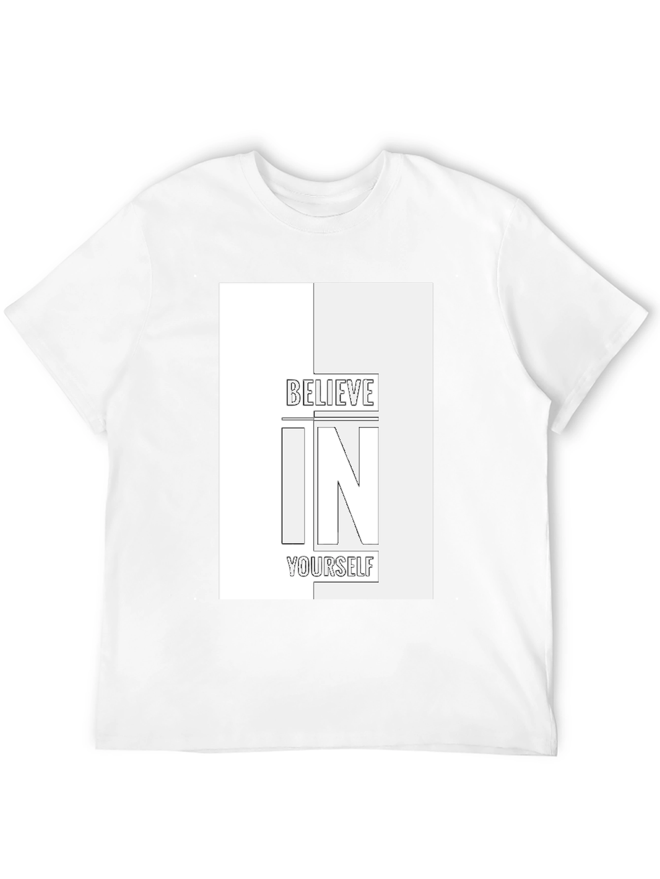 Believe In Yourself T-Shirt - Black