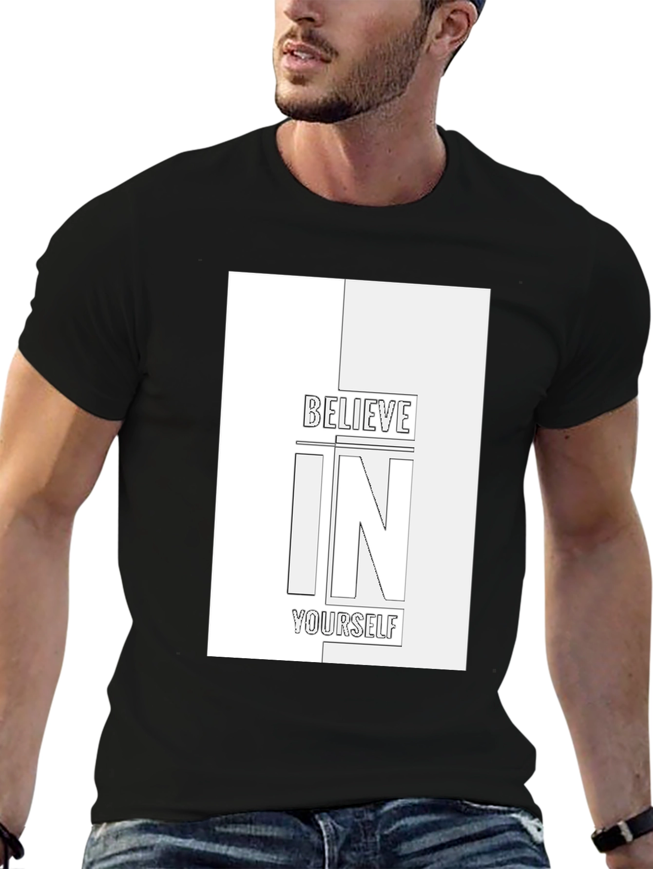Believe In Yourself T-Shirt - Black