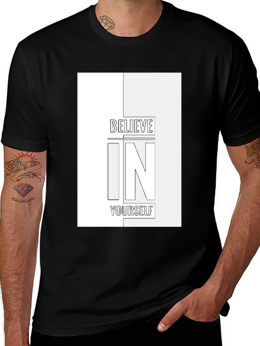 Believe In Yourself T-Shirt - Black